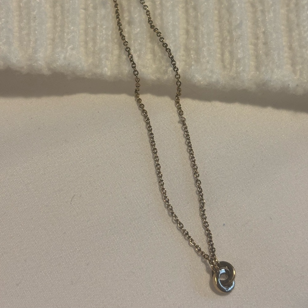 Coach Silver-Tone Pendant Necklace